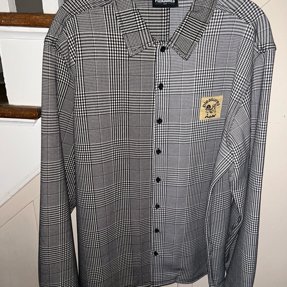 Pleasures - Men’s - Large - Chase Plaid Button Down